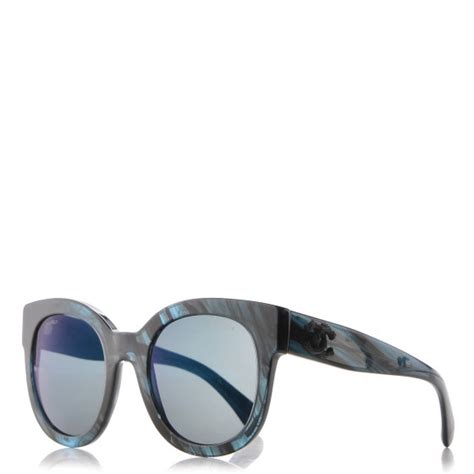 chanel 5358 sunglasses|Acetate Butterfly Signature CC Sunglasses 5358 Blue .